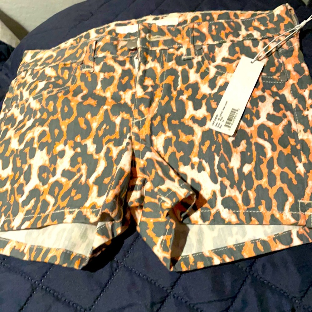 Joe’s jeans leopard shorts 14 girls